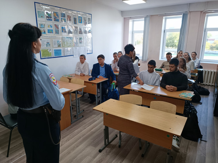 Профориентация: встреча с сотрудниками УМВД.